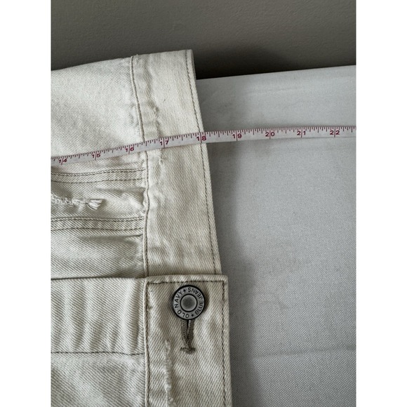 VTG Y2K Jean Denim Trucker Jacket Small Old Navy Retro 90s Beaded Embroidered - Picture 13 of 15